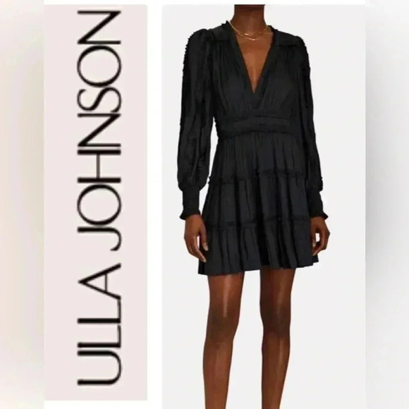 - NWOT- Ulla Johnson Amara Plissé Mini Dress- size 2 - Picture 1 of 14